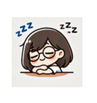 眠たいし心地良いし辛いし（初秋）（個別スタンプ：2）