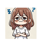 眠たいし心地良いし辛いし（初秋）（個別スタンプ：3）