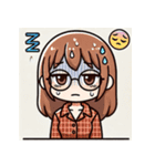 眠たいし心地良いし辛いし（初秋）（個別スタンプ：4）