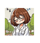 眠たいし心地良いし辛いし（初秋）（個別スタンプ：8）