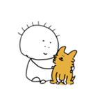 げらちゃんとちくちゃん（個別スタンプ：1）
