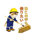 働き者の猫ちゃんたち（個別スタンプ：18）