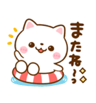 夏に使える♡ねこねこにゃんこ（個別スタンプ：23）