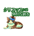 遊び心いっぱいのゆるドット絵猫（個別スタンプ：28）