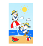 カモメくん夏（個別スタンプ：20）