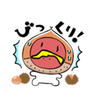 左手で描いた赤べこ（個別スタンプ：3）