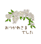 日常会話で使えるお花のスタンプ（個別スタンプ：11）