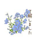 日常会話で使えるお花のスタンプ（個別スタンプ：13）