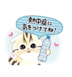 ねこちぃず♡夏のご挨拶（個別スタンプ：17）