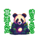 可愛いドット絵パンダ（個別スタンプ：29）