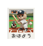 スポーツ大好き猫ちゃん（個別スタンプ：1）