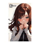 ささやき女の子 5（個別スタンプ：7）