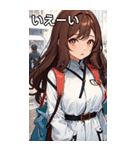 ささやき女の子 5（個別スタンプ：18）