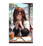 ささやき女の子 5（個別スタンプ：25）