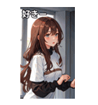 ささやき女の子 5（個別スタンプ：36）