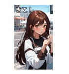 ささやき女の子 5（個別スタンプ：40）