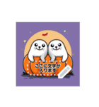 アザラシの秋 ハロウィン スタンプ（個別スタンプ：16）