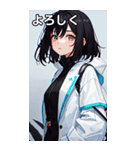 ささやき女の子 2（個別スタンプ：22）