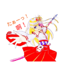 頑張る巫女お姉さん  7（個別スタンプ：17）