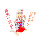 頑張る巫女お姉さん  7（個別スタンプ：18）