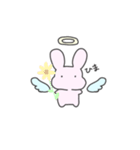 ウサギは1羽（個別スタンプ：8）