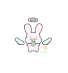 ウサギは1羽（個別スタンプ：21）