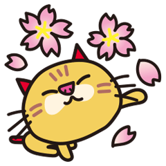 [LINEスタンプ] 春❤︎ぶちゃ猫スタンプ