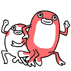 [LINEスタンプ] 金魚のキンさん