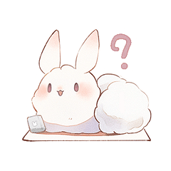 [LINEスタンプ] うさぎෆ⸒⸒