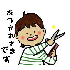 [LINEスタンプ] 理容師＆美容師が使えそうなスタンプ