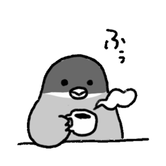 [LINEスタンプ] 北の文鳥 ぬのちゃん