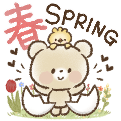 [LINEスタンプ] かわいい春の日スタンプ♡