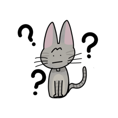 [LINEスタンプ] アホっぽいねこ