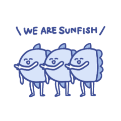 [LINEスタンプ] 使いやすいマンボウスタンプ