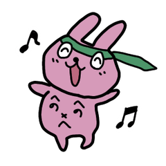 [LINEスタンプ] べろべろばにーちゃん