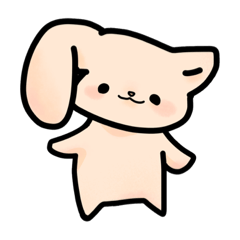 [LINEスタンプ] うさ ねこさん