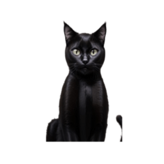 [LINEスタンプ] 黒猫世界