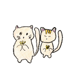 [LINEスタンプ] まあ＆みい＆むう