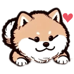 [LINEスタンプ] 愛くるしい柴犬の日常