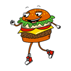 [LINEスタンプ] hambergers‼︎！