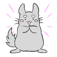 [LINEスタンプ] チンチラのひげ丸2