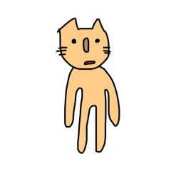 [LINEスタンプ] だいだいねこさん