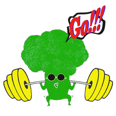 [LINEスタンプ] Broccobrothers ‐B.B.Green- Oliver登場！