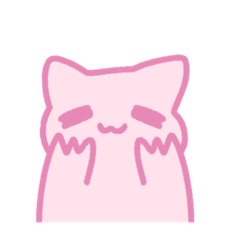 [LINEスタンプ] ピンクのぬこサマ