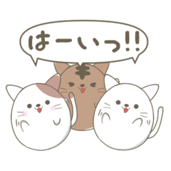 [LINEスタンプ] にゃぷねこ日常会話