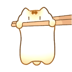 [LINEスタンプ] 焼き餅ねこ