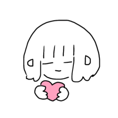 [LINEスタンプ] 細い線で描いた！ボブちゃんとみんな！