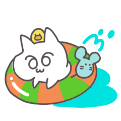 [LINEスタンプ] ぷにほっぺ♡しろねこみーたん