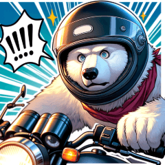 [LINEスタンプ] シロクマライダーアドベンチャー 2