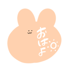 [LINEスタンプ] カラフルなうさぎさん。